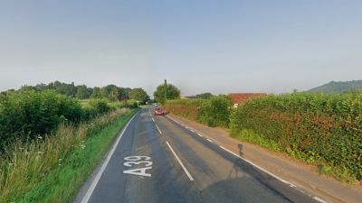 Glastonbury Road in Wells