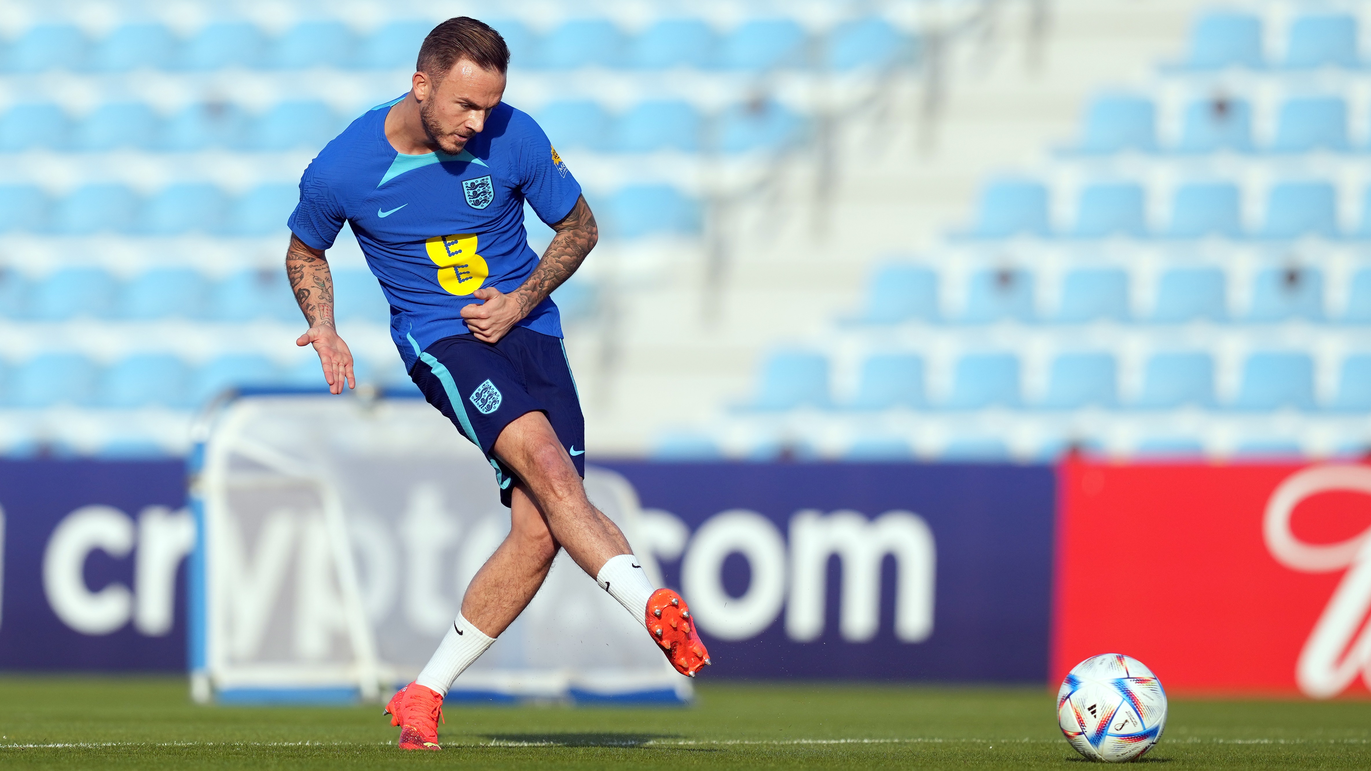 World Cup 2022: Leicester Midfielder James Maddison Training With ...