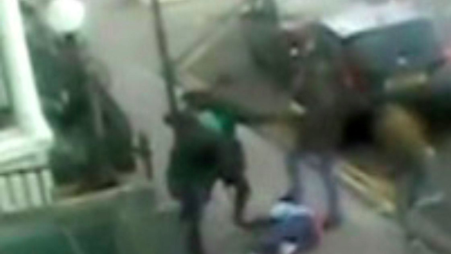 Shocking CCTV shows brutal attack by gang on man | ITV News Meridian