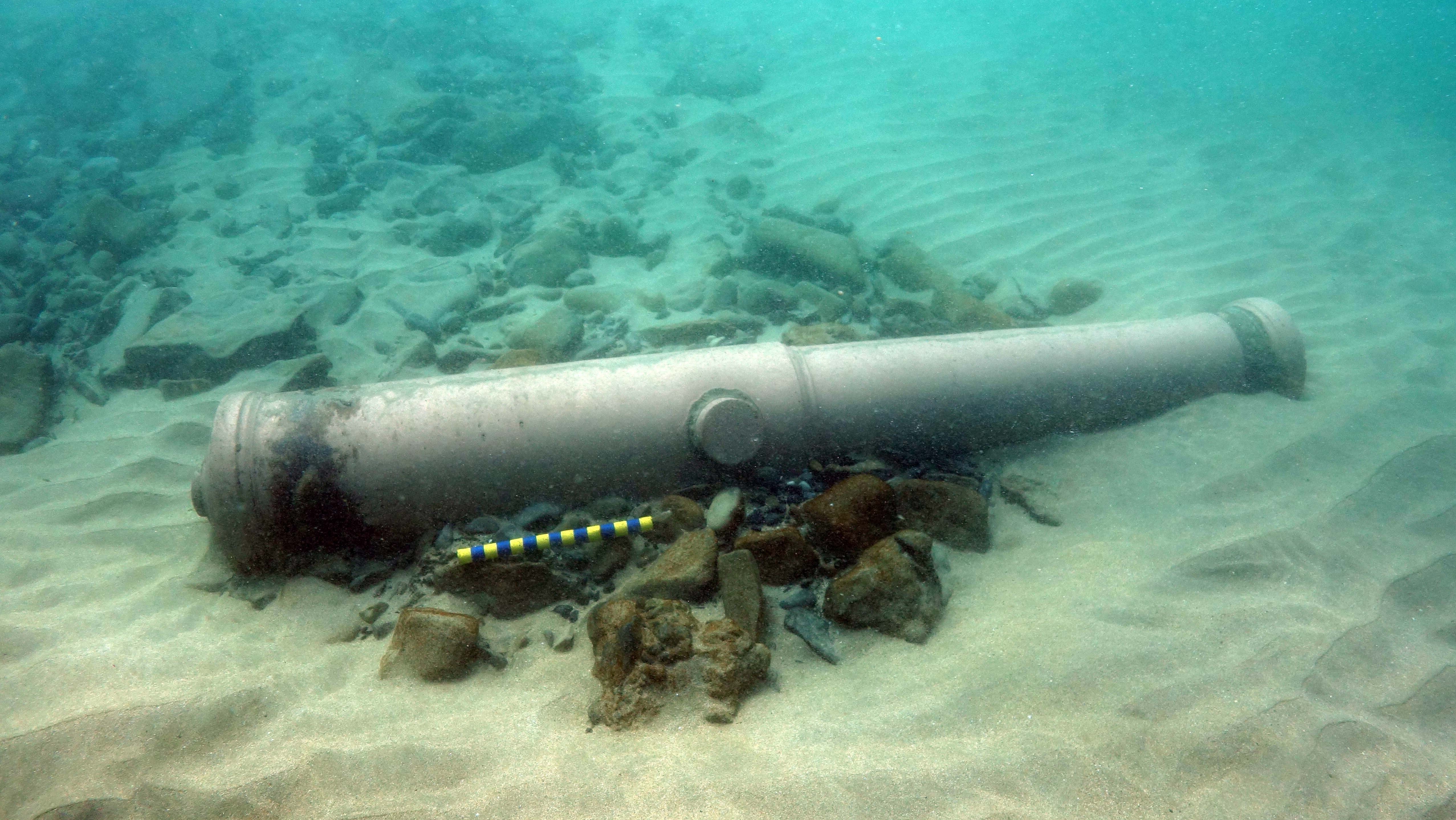 Highly significant Spanish Armada cannons discovered off coast of