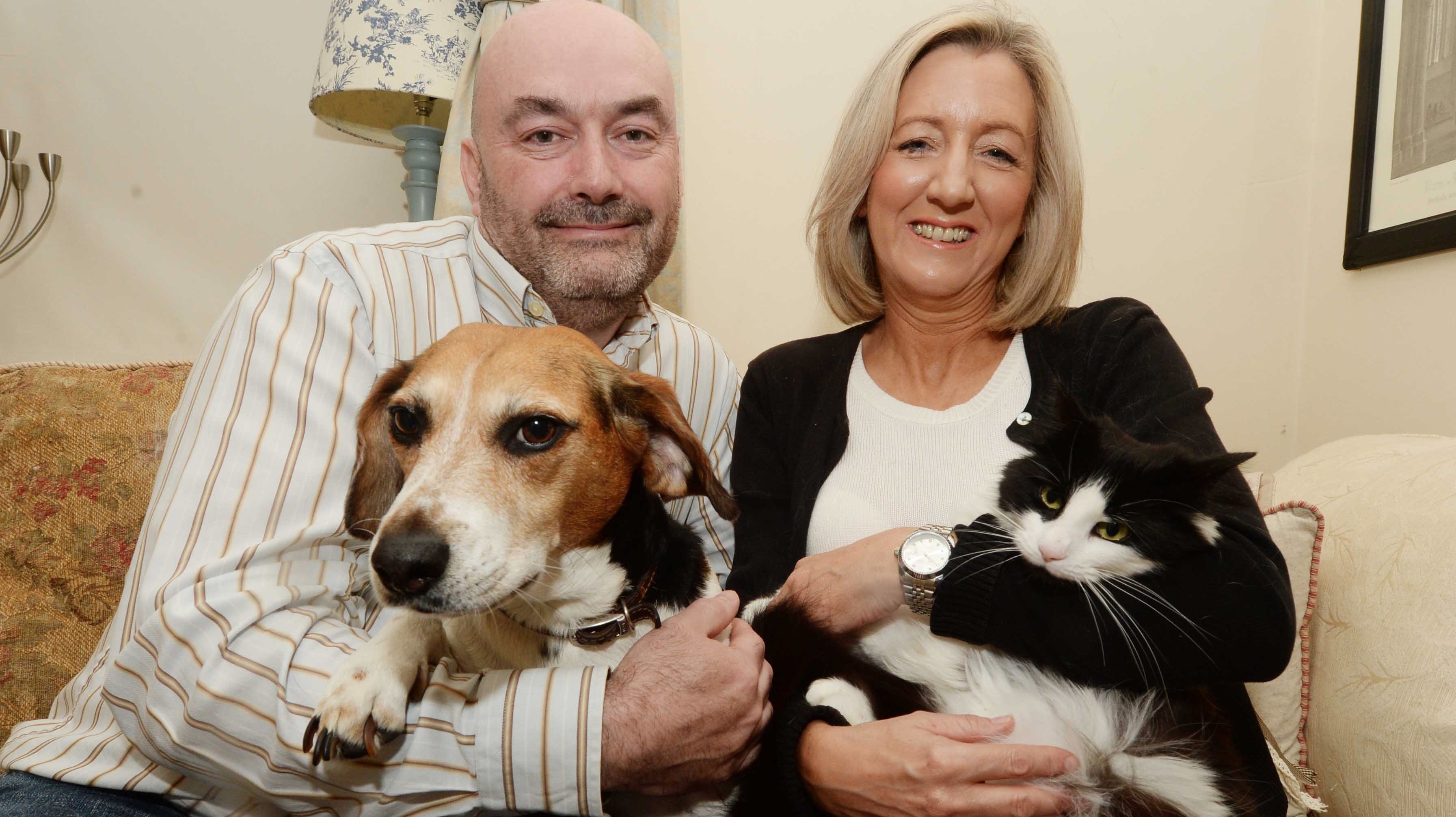 Devoted dog helps to rescue the family cat ITV News Central