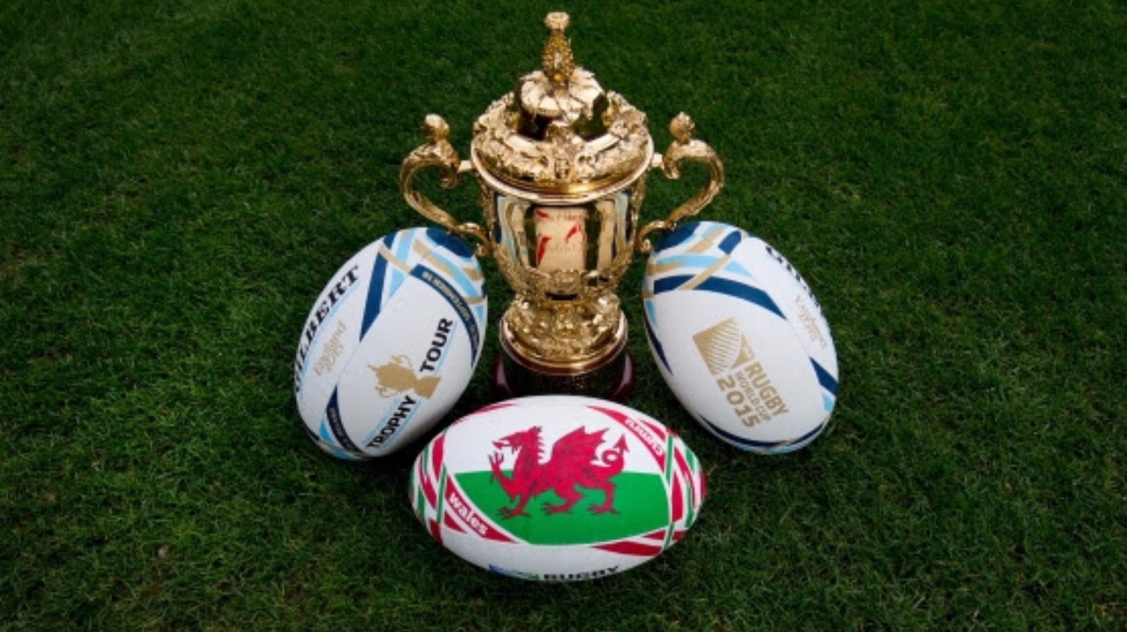 The Rugby World Cup trophy starts Welsh tour ITV News Wales