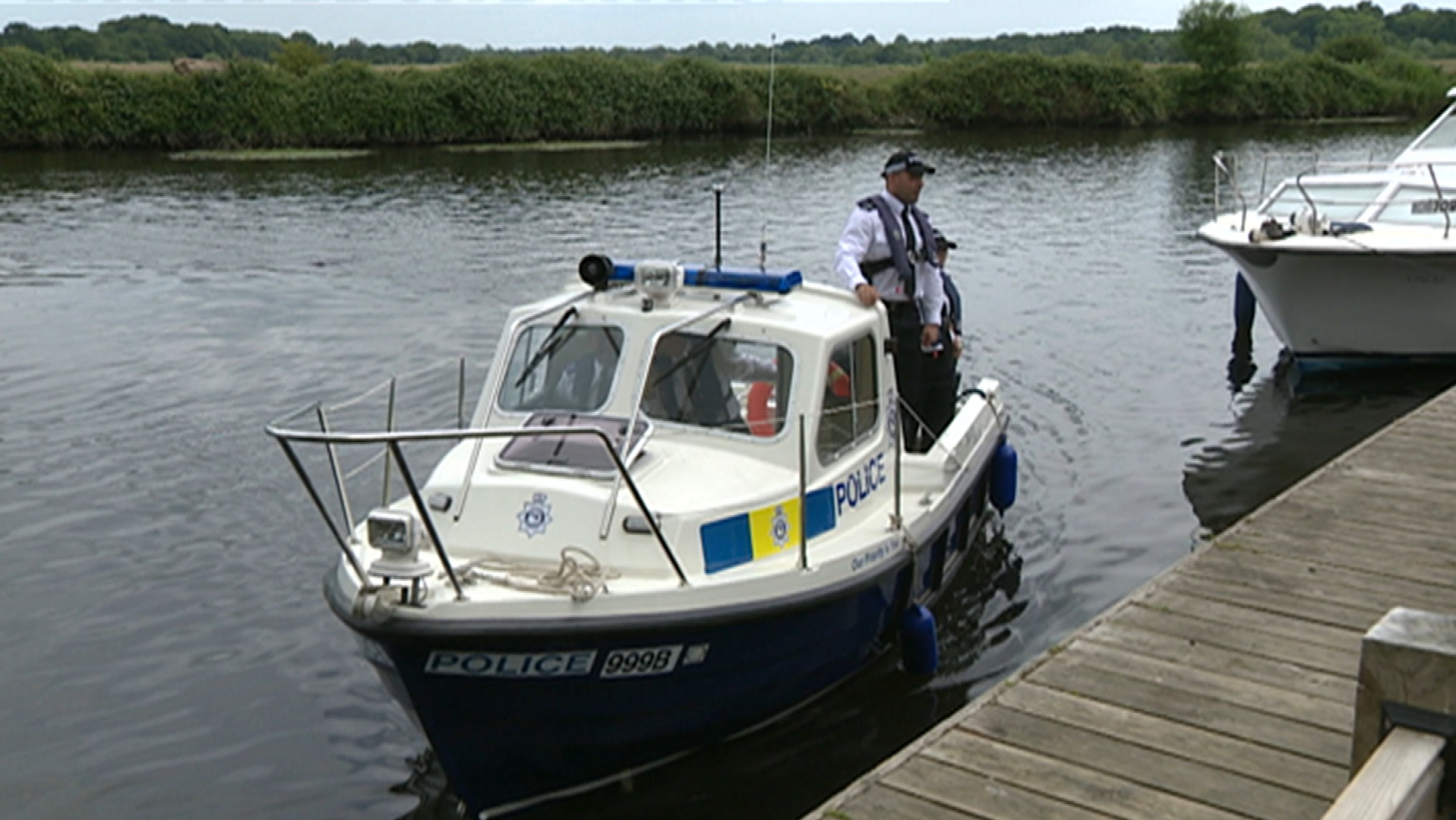 broads-police-marking-20-years-patrolling-afloat-itv-news-anglia