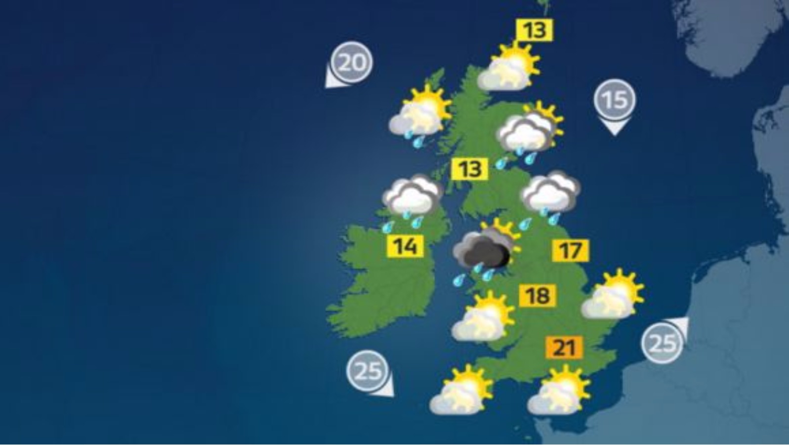 Weather: Heavy rain across large parts of the UK | ITV News