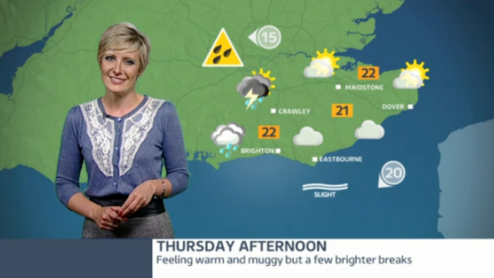 Thursday's weather for the east of the region | ITV News Meridian