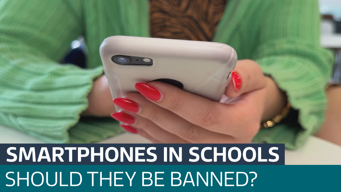 Should smartphones be banned for children under 14? - Latest From ITV News