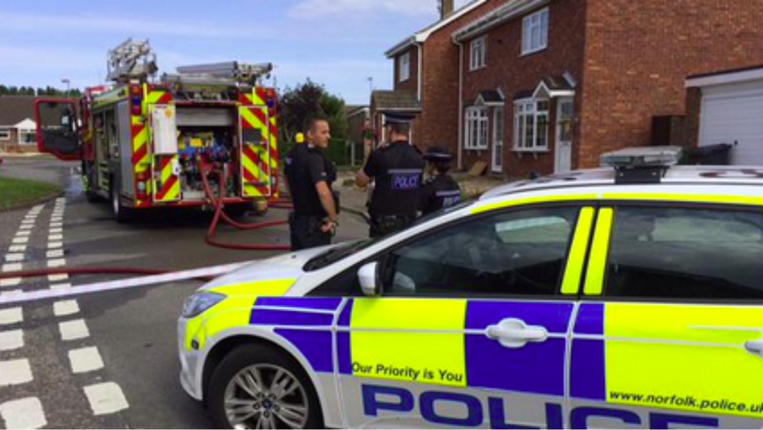 Roads closed as emergency services tackle fire in coastal village | ITV ...