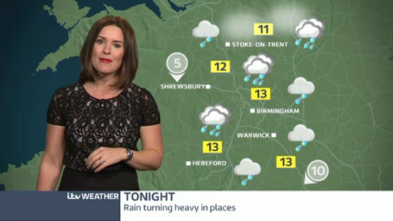 West Midlands weather: Rain turning heavy in places | ITV News Central