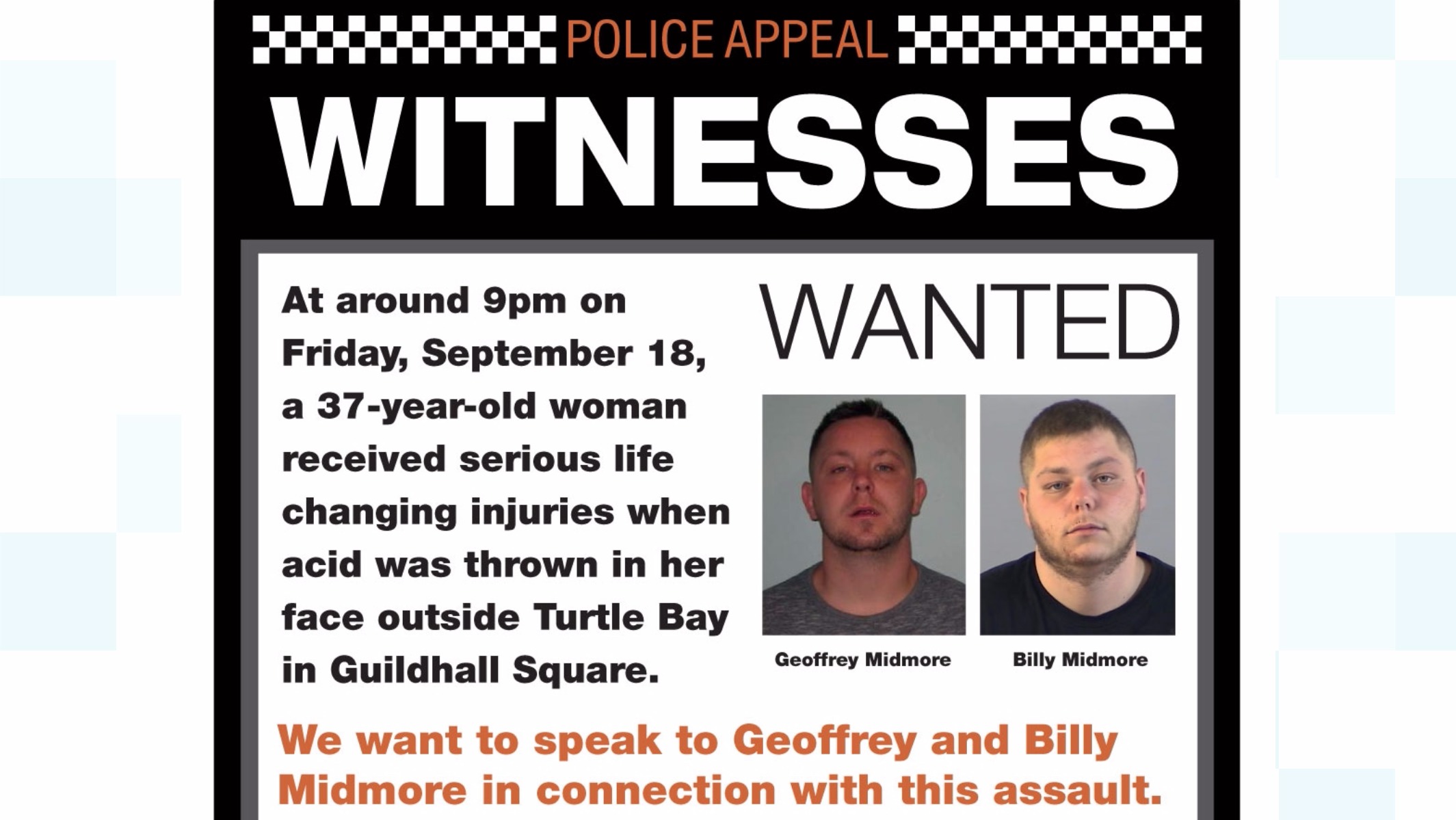 Police make new appeal over acid attack | ITV News Meridian