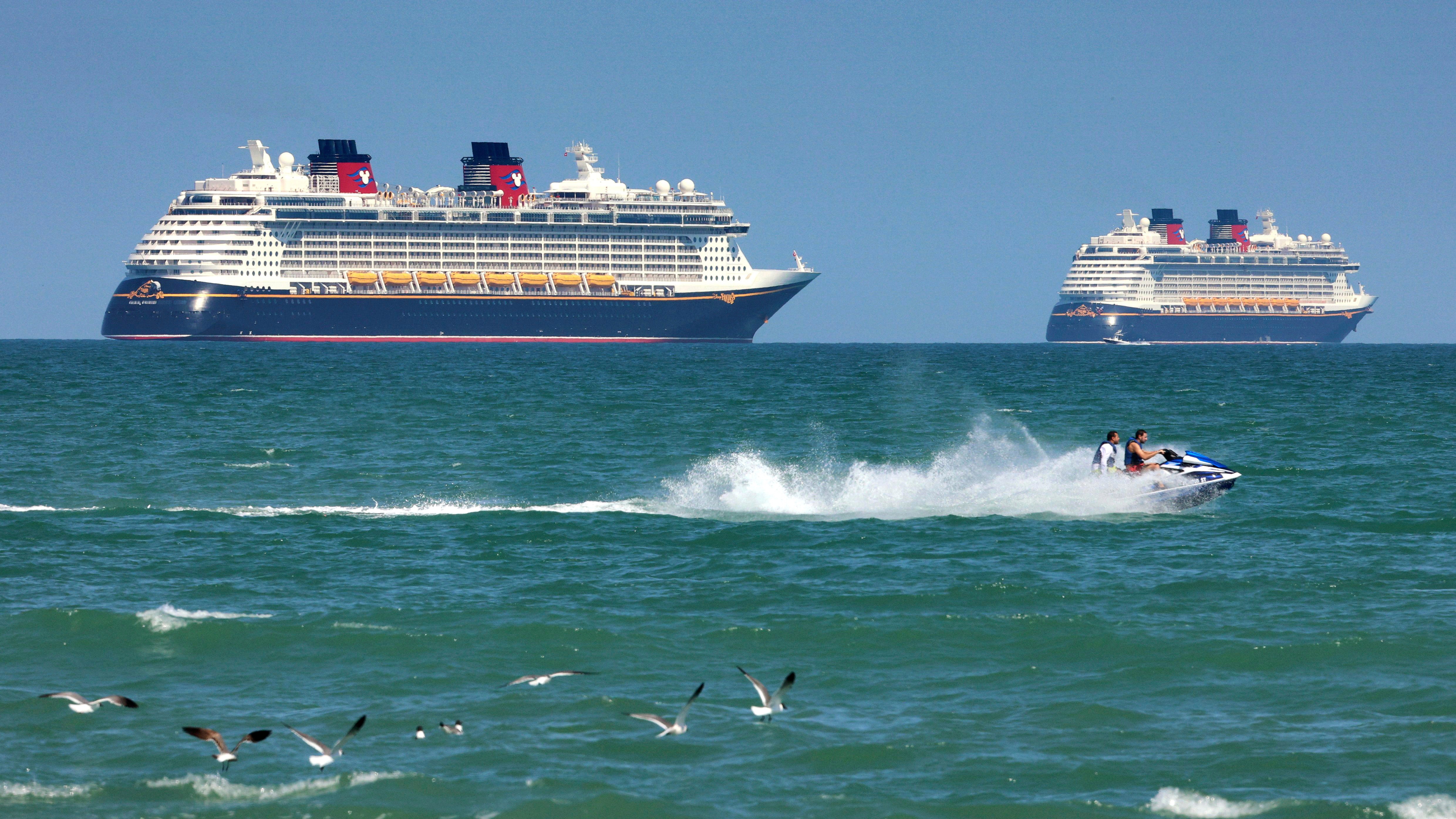 Father jumps off Disney cruise ship to save daughter who fell overboard