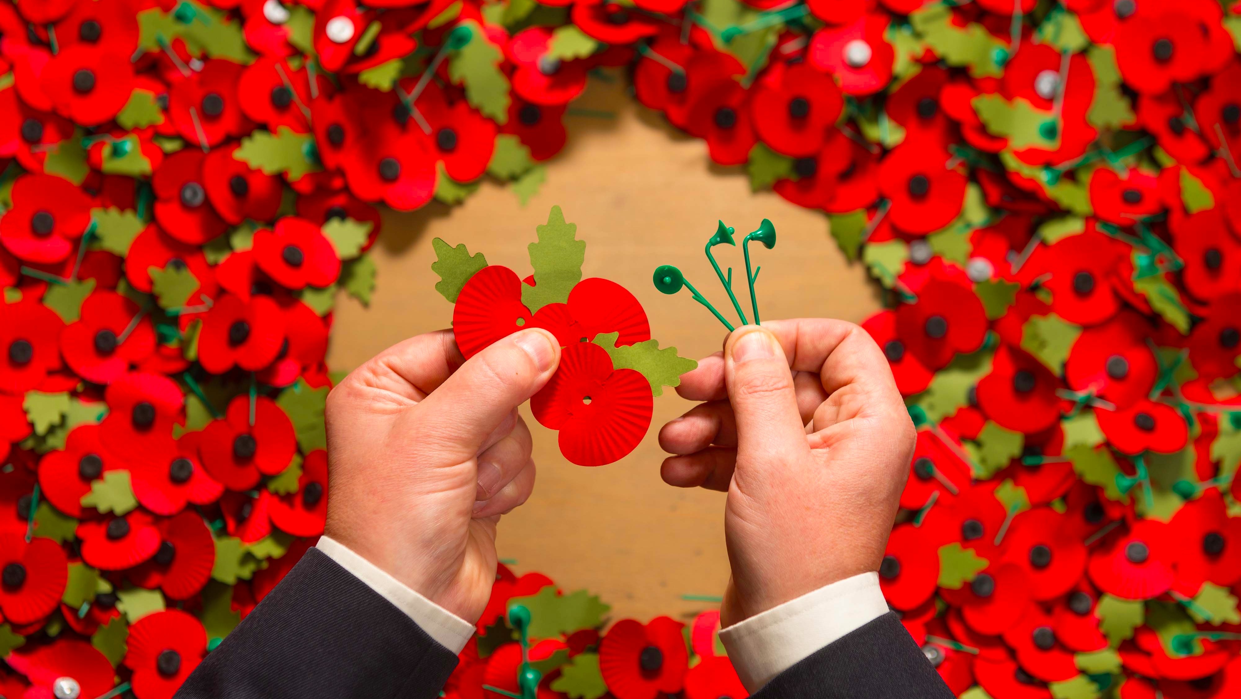 Royal British Legion Launches 2015 Poppy Appeal Itv News Wales