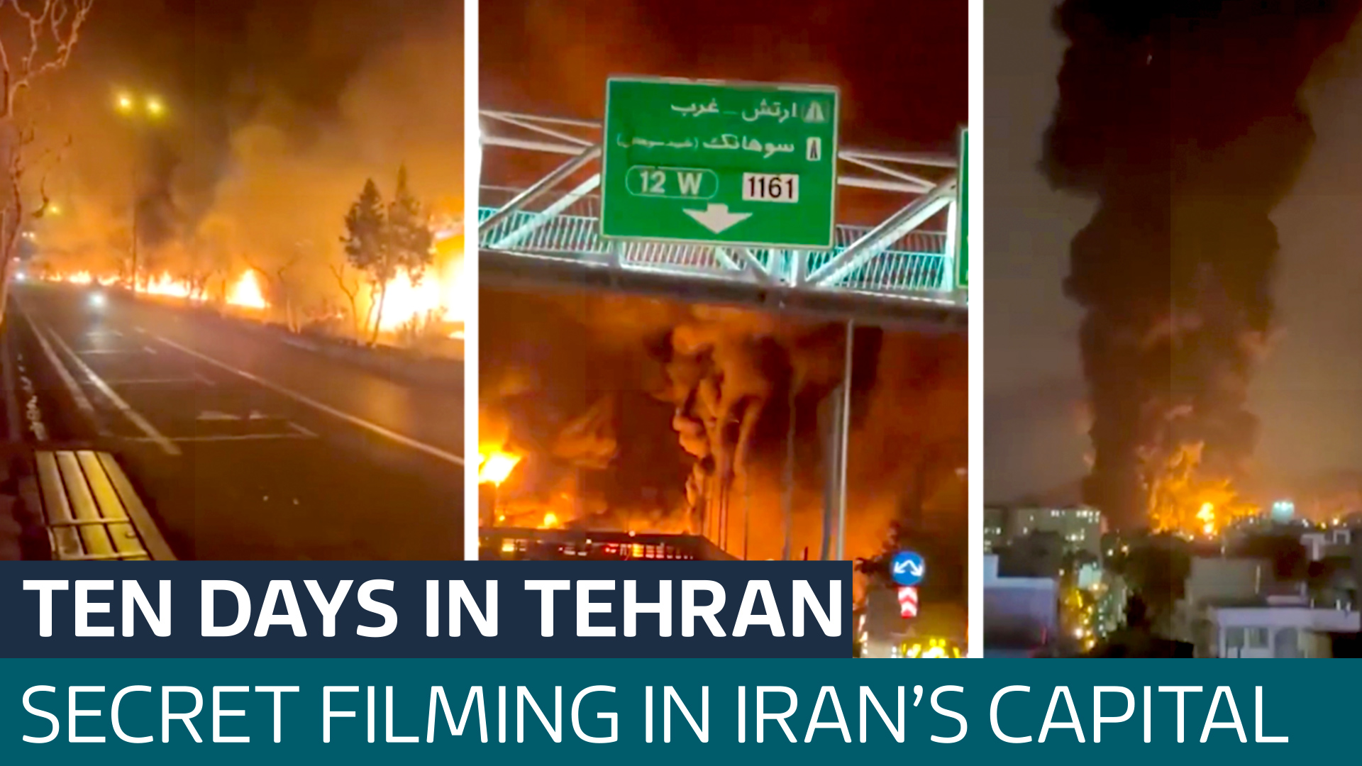 Secretly filmed videos show life in Tehran under attack - Latest From ITV News