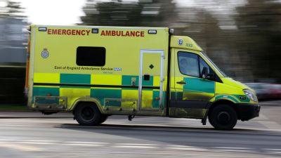 An ambulance from the East of England Ambulance Service Trust in Cambridge.