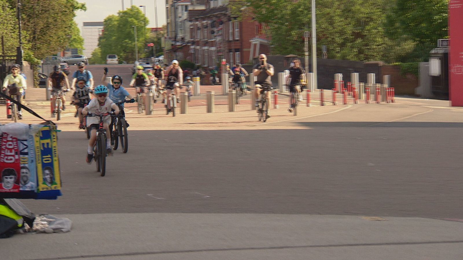 Eight-year-old Harvey cycles to Old Trafford to raise money for bike ...