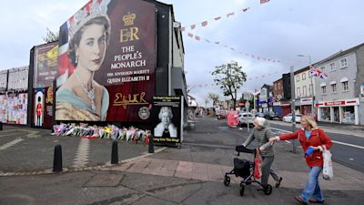 Mural of Queen in Shankill, Belfast - credit PressEye