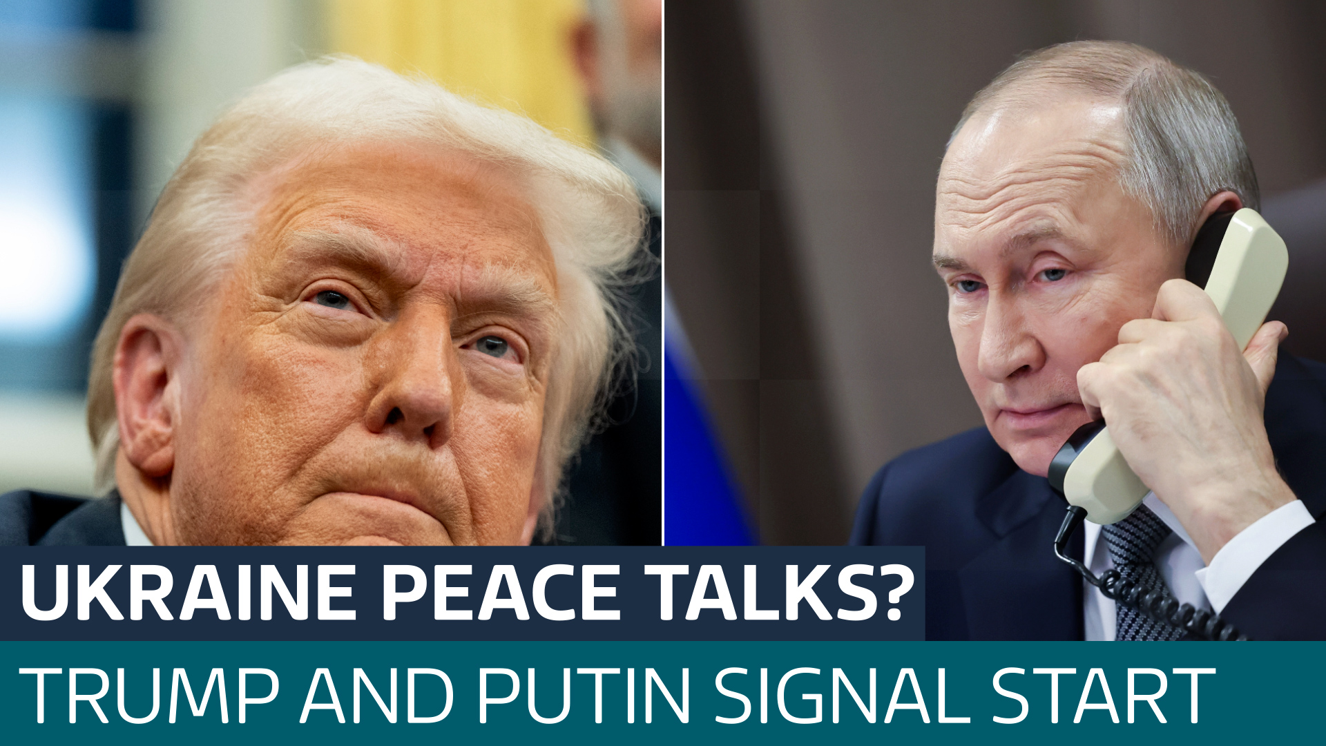 Trump and Putin signal start to Ukraine war settlement over call ...