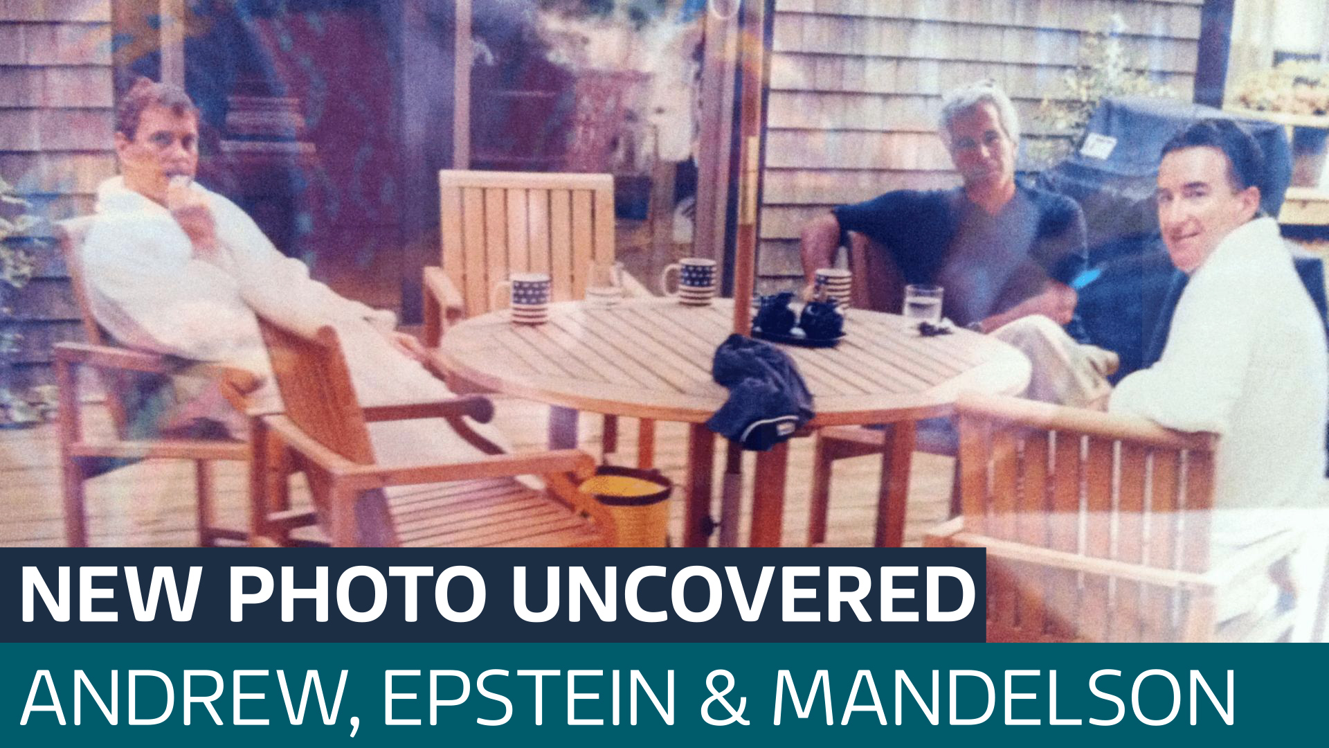 First known photo showing Epstein, Andrew and Mandelson together - Latest From ITV News