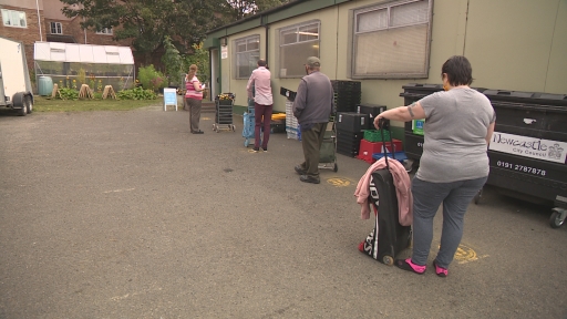 Newcastle food bank saw demand for parcels increase by 210 during