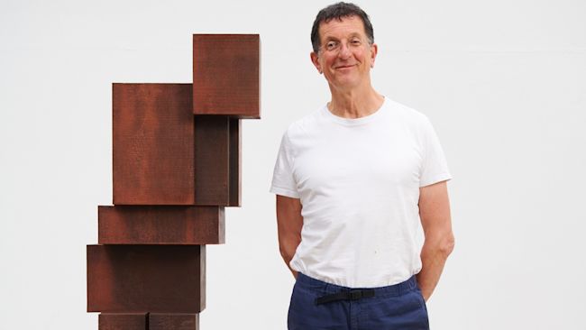 Antony Gormley with new work DOUBT