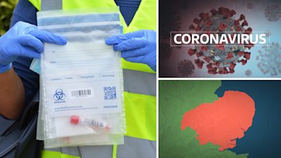 Coronavirus deaths in the Anglia region image collage