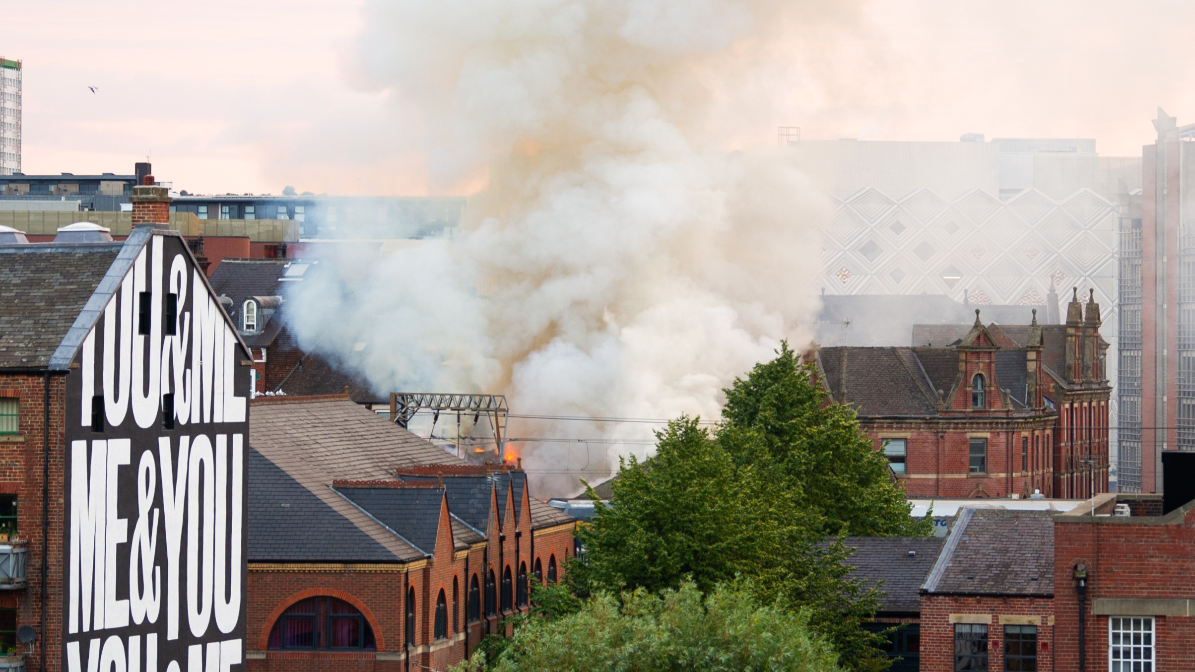 Roads Closed In Leeds City Centre As Firefighters Tackle Derelict ...