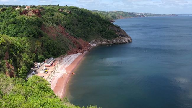 Oddicombe beach near Babbicombe 130522