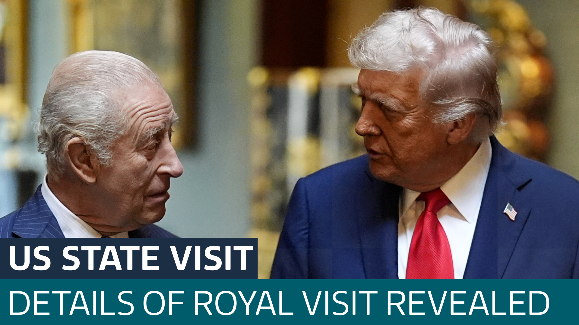 The King and Queen will meet US President Donald Trump at the end of the month - Latest From ITV News