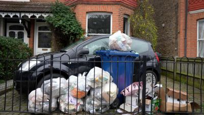 Bins 'overflowing' in parts of England as Covid hits collections, Coronavirus