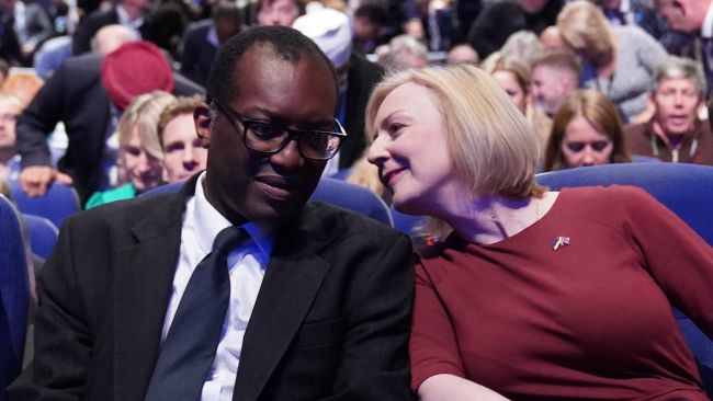 Liz Truss told broadcasters she would not be changing her mind, hours before Kwasi Kwarteng reversed the policy.
Credit: PA