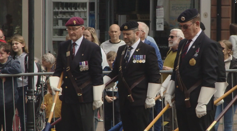 Falklands Veterans Mark War S 40th Anniversary In Carlisle Ceremony Itv News Border