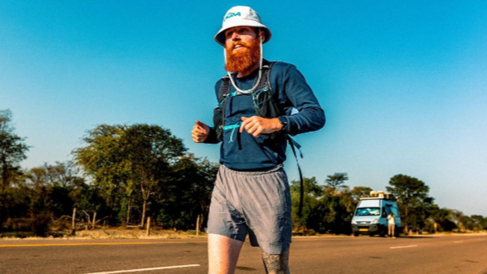 Guy Getting Ran At 'Could’ve been a lot worse': British man running length of Africa ...
