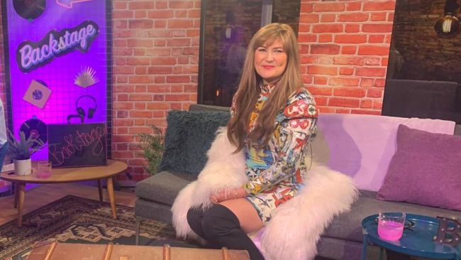 ITV Wales/Backstage photo of fashion designer