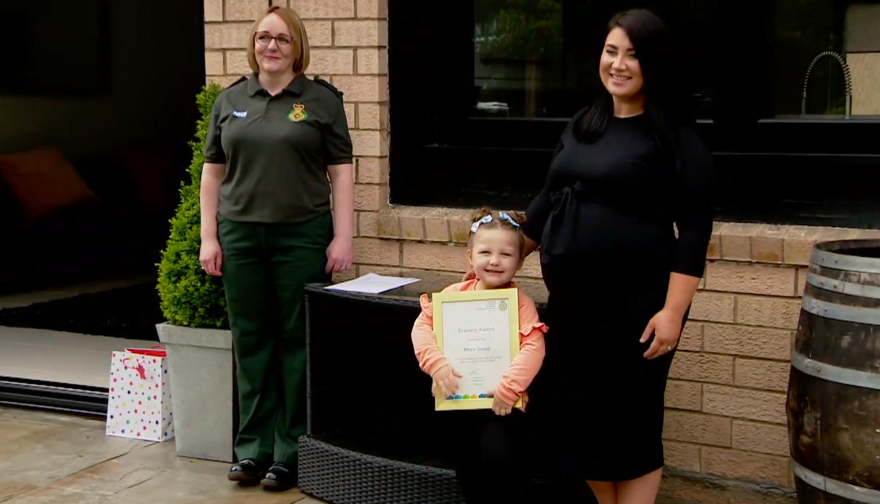 Three Year Old Hailed A Hero For Calling 999 After Pregnant Mum Collapsed Itv News Calendar 7378