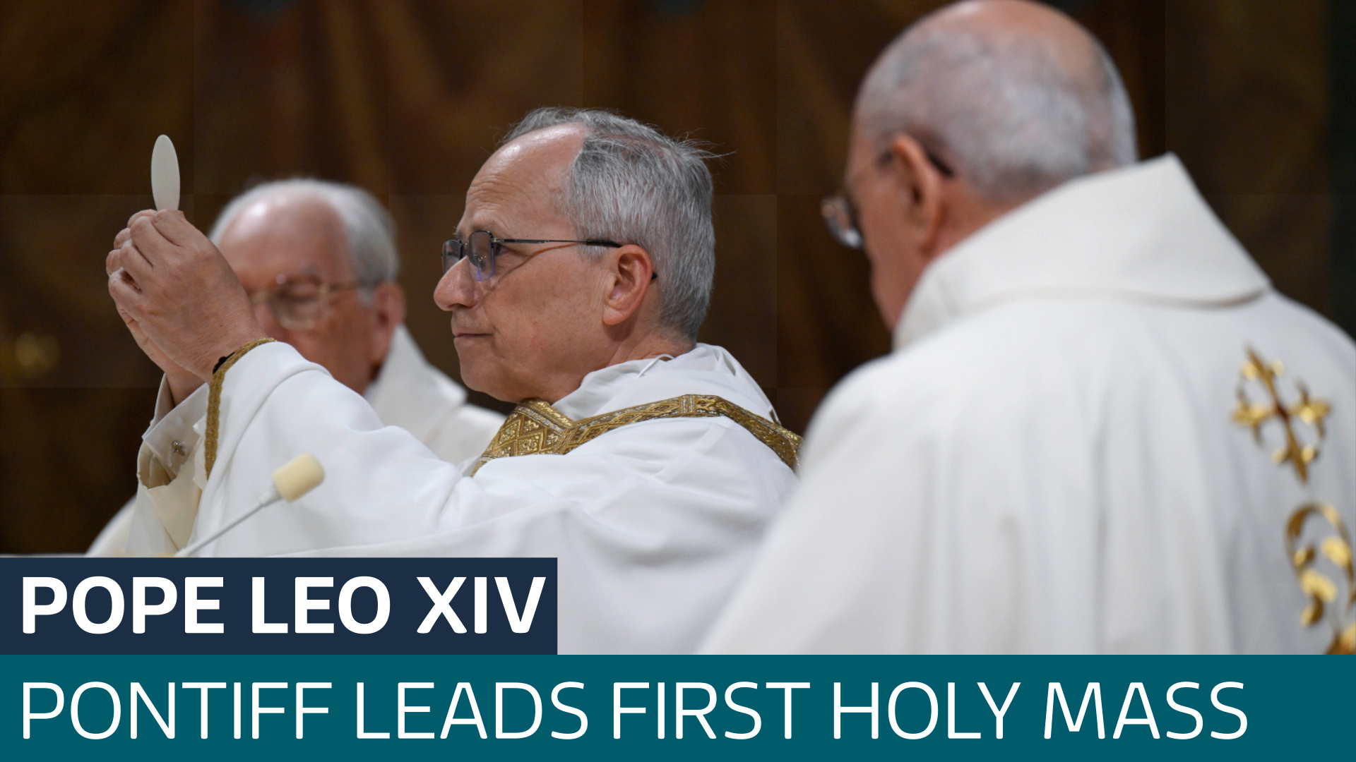 Leo XIV leads first Holy Mass after being elected head of the Catholic ...