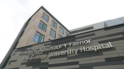 141229 GRANGE HOSPITAL CWMBRAN ITV WALES