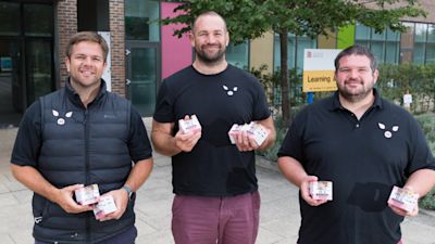 Max, Olly, and Josh from the Jolly Hog