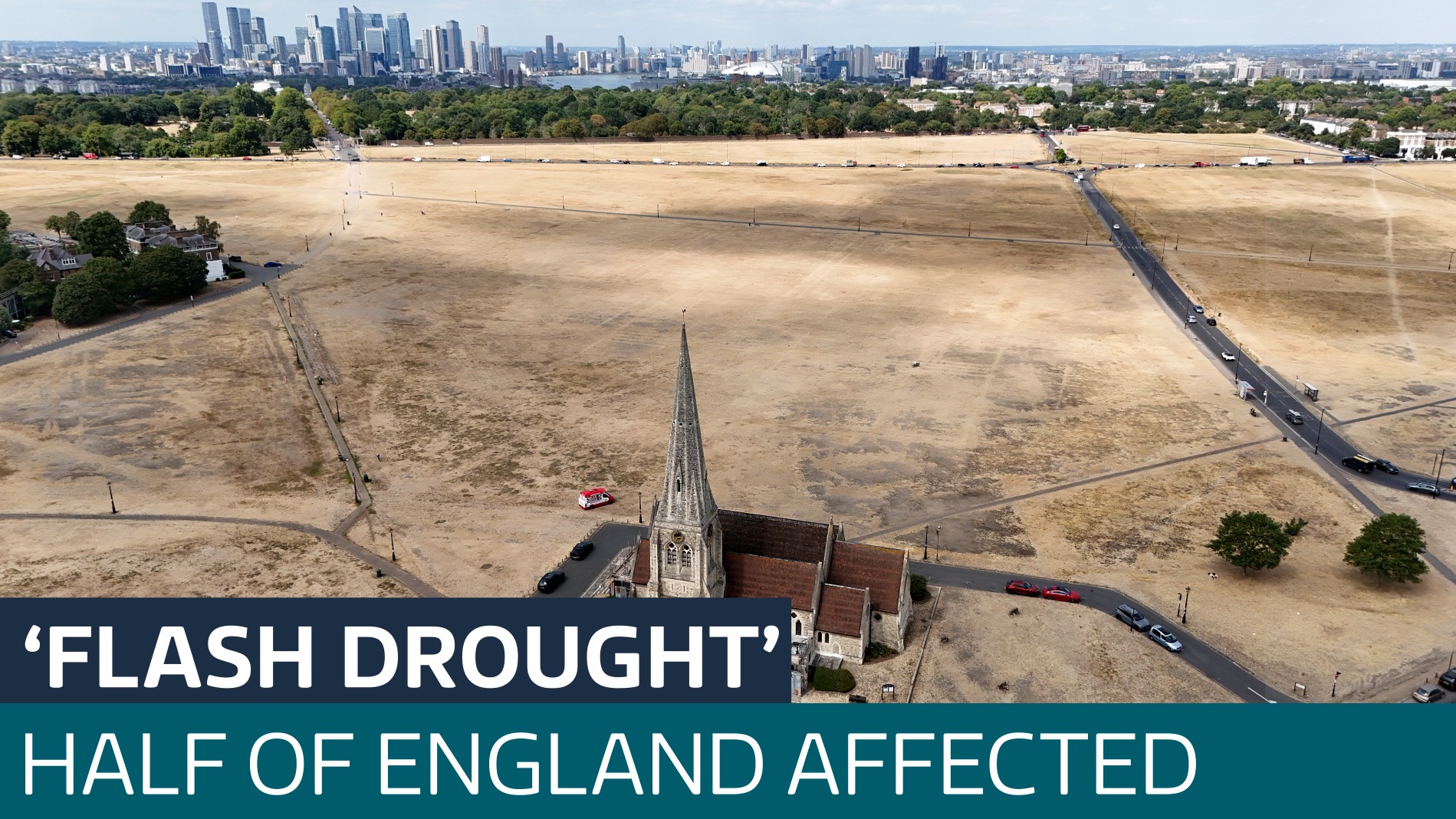 Half of England in a 'flash drought' after little rain and hot weather