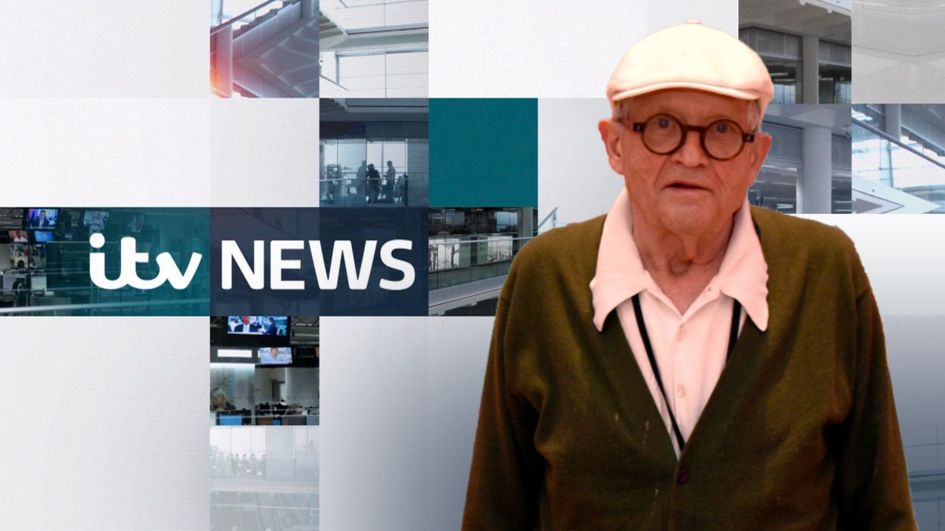 Watch Friday's ITV Lunchtime News as artist David Hockney dies 'peacefully' at his home