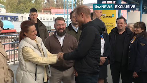 Prince Harry urges world not to lose sight of Ukraine as he makes surprise visit
