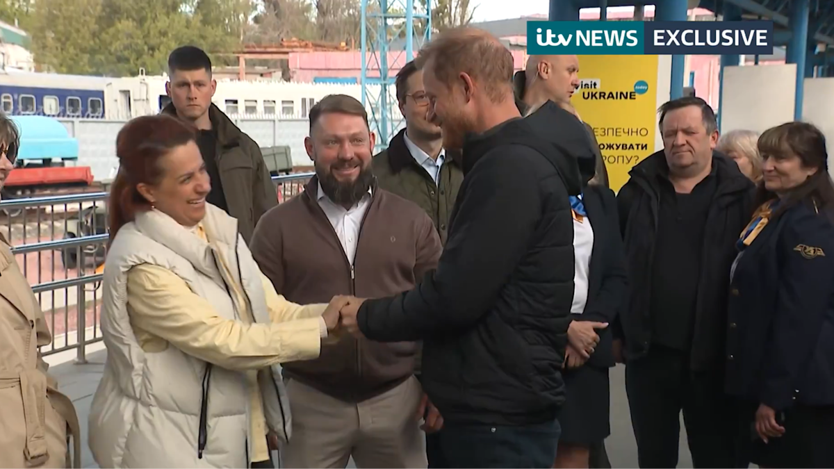 Prince Harry urges world not to lose sight of Ukraine as he makes surprise visit
