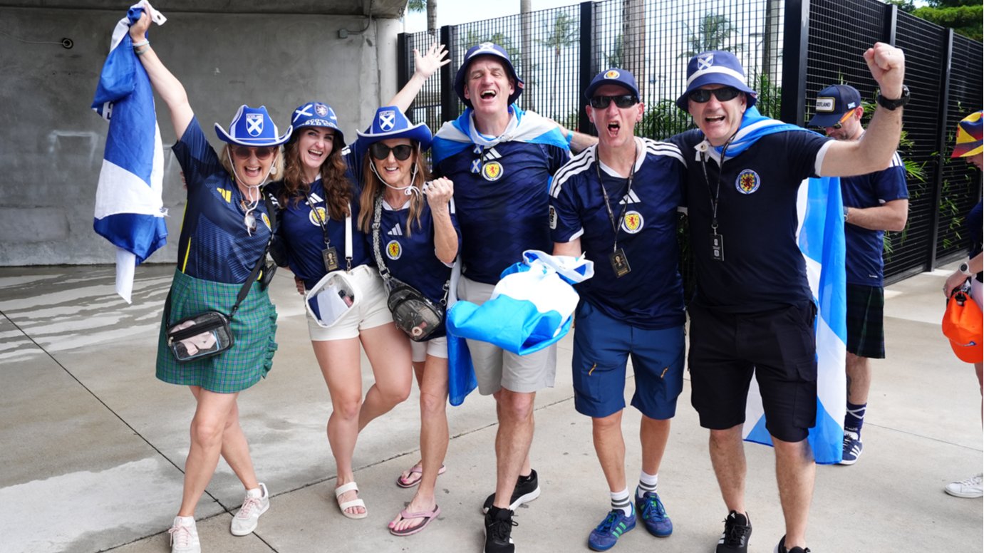 Scotland's final group stage match against Brazil kicks off