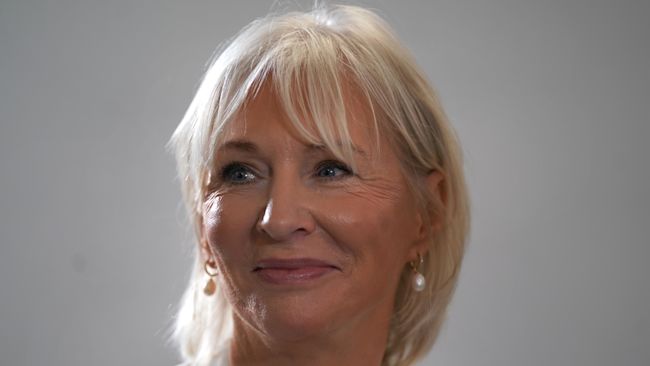 Nadine Dorries pictured in public.