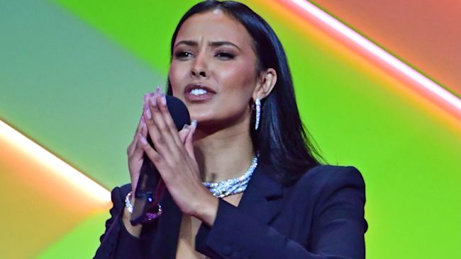 Maya Jama at the Brits 2021 PA