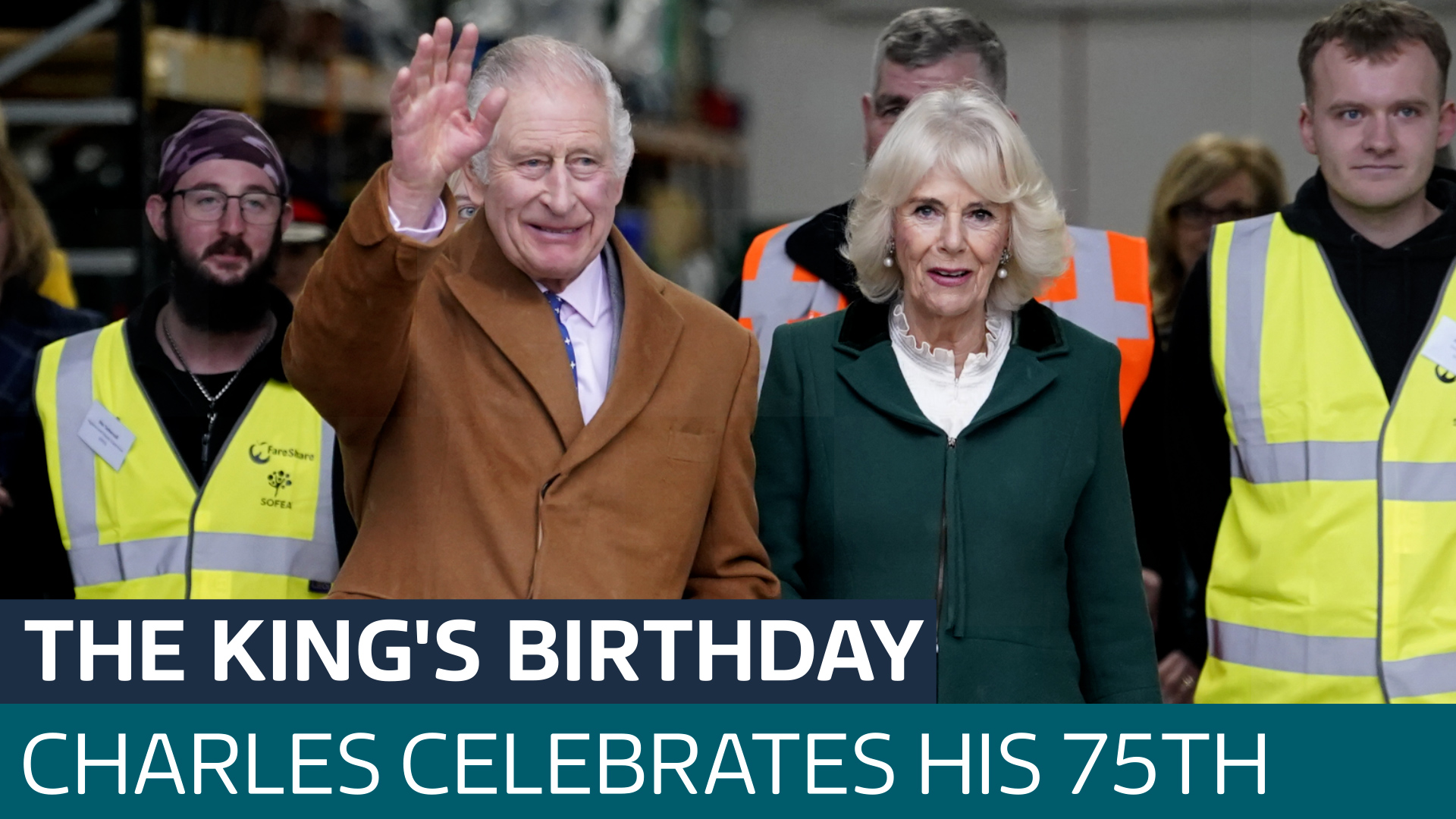 King Charles celebrates 75th birthday with launch of food waste project
