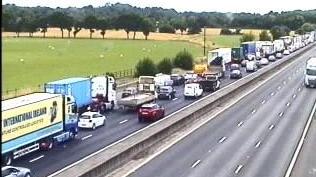 Stretch of M6 reopens after serious crash at Thelwall Viaduct near