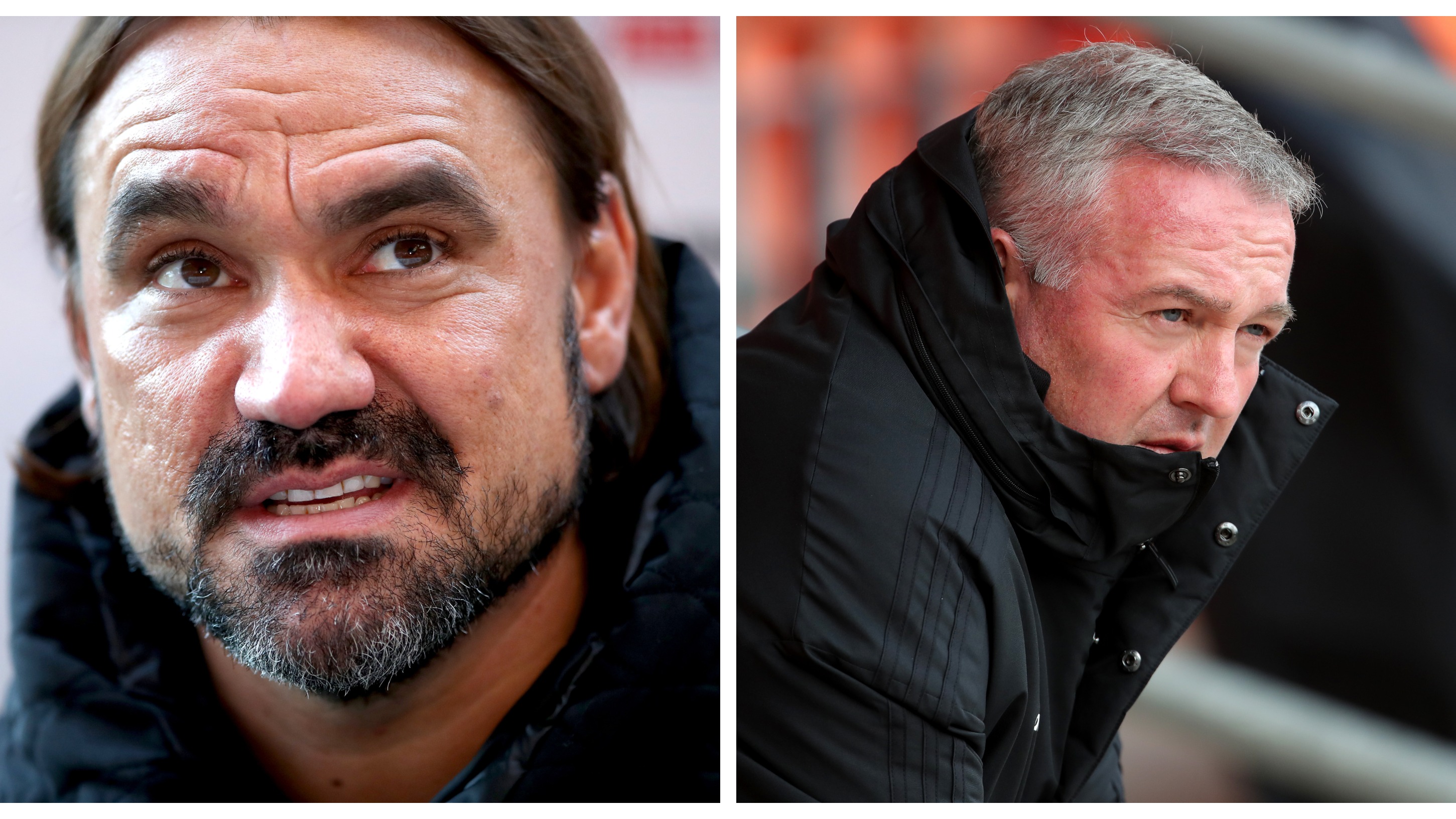 Norwich City's Daniel Farke And Ipswich Town Boss Paul Lambert Back New ...