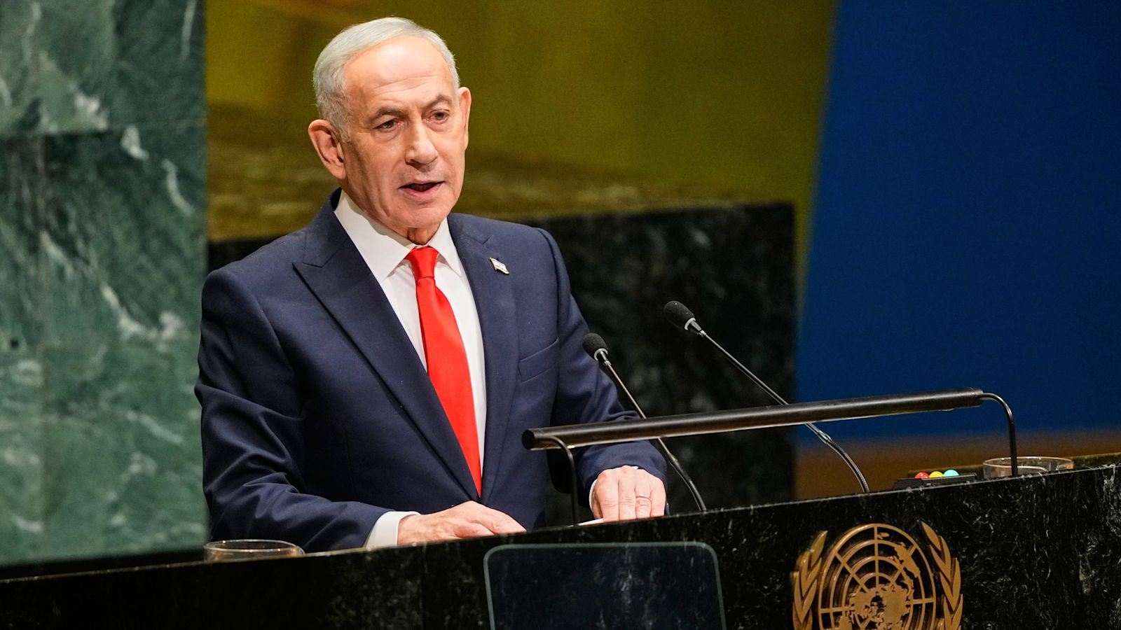 Photo: itv.com Netanyahu Faces Delegate Walkout During U.N. General Assembly Speech