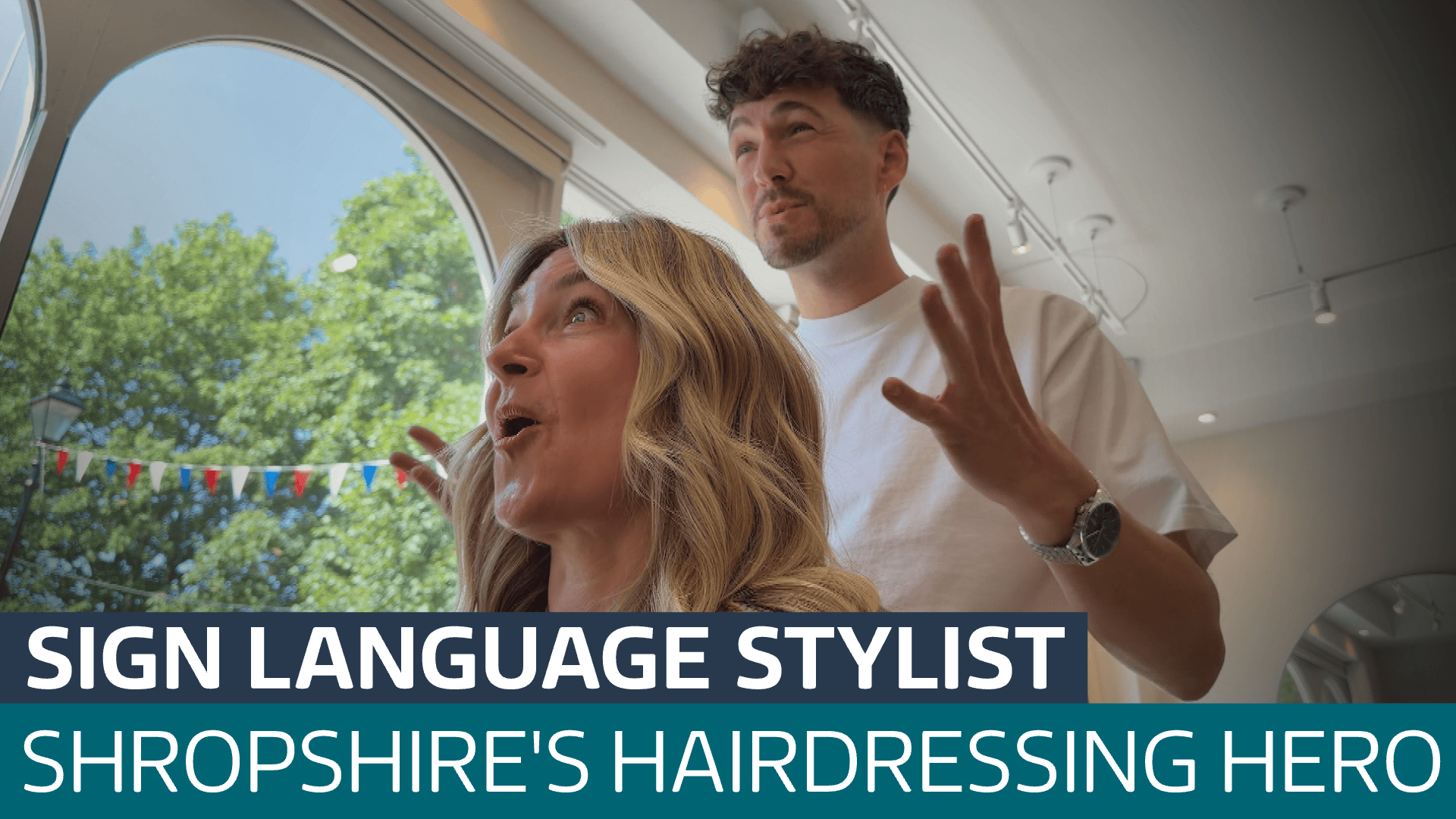Deaf man defies doubters: Shropshire hairdresser who's a cut above the rest