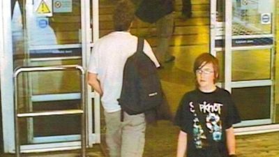 The last known sighting of Andrew Gosden