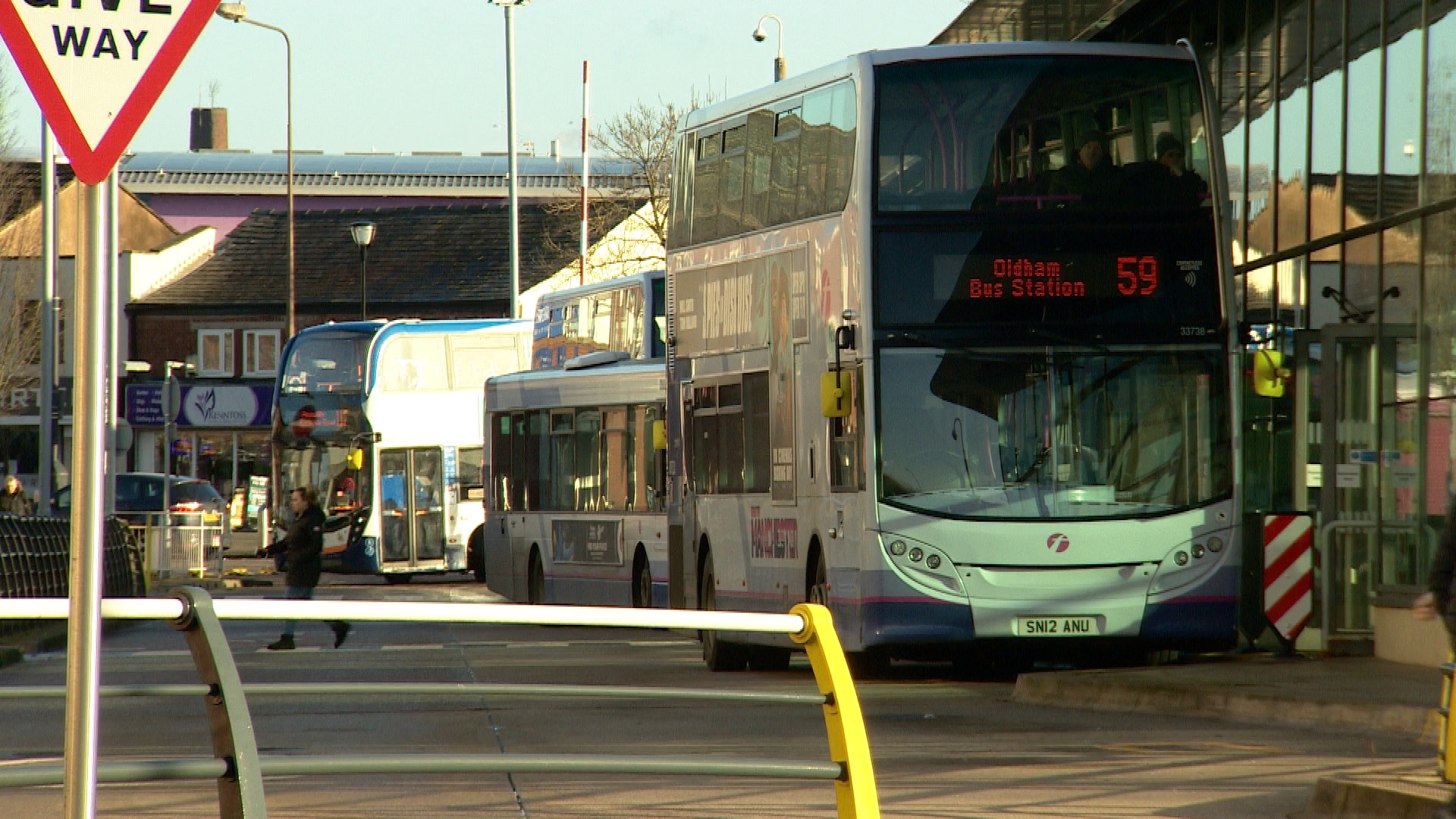 Hundreds Of Bus Drivers Strike In Manchester Over Pay And Conditions ...